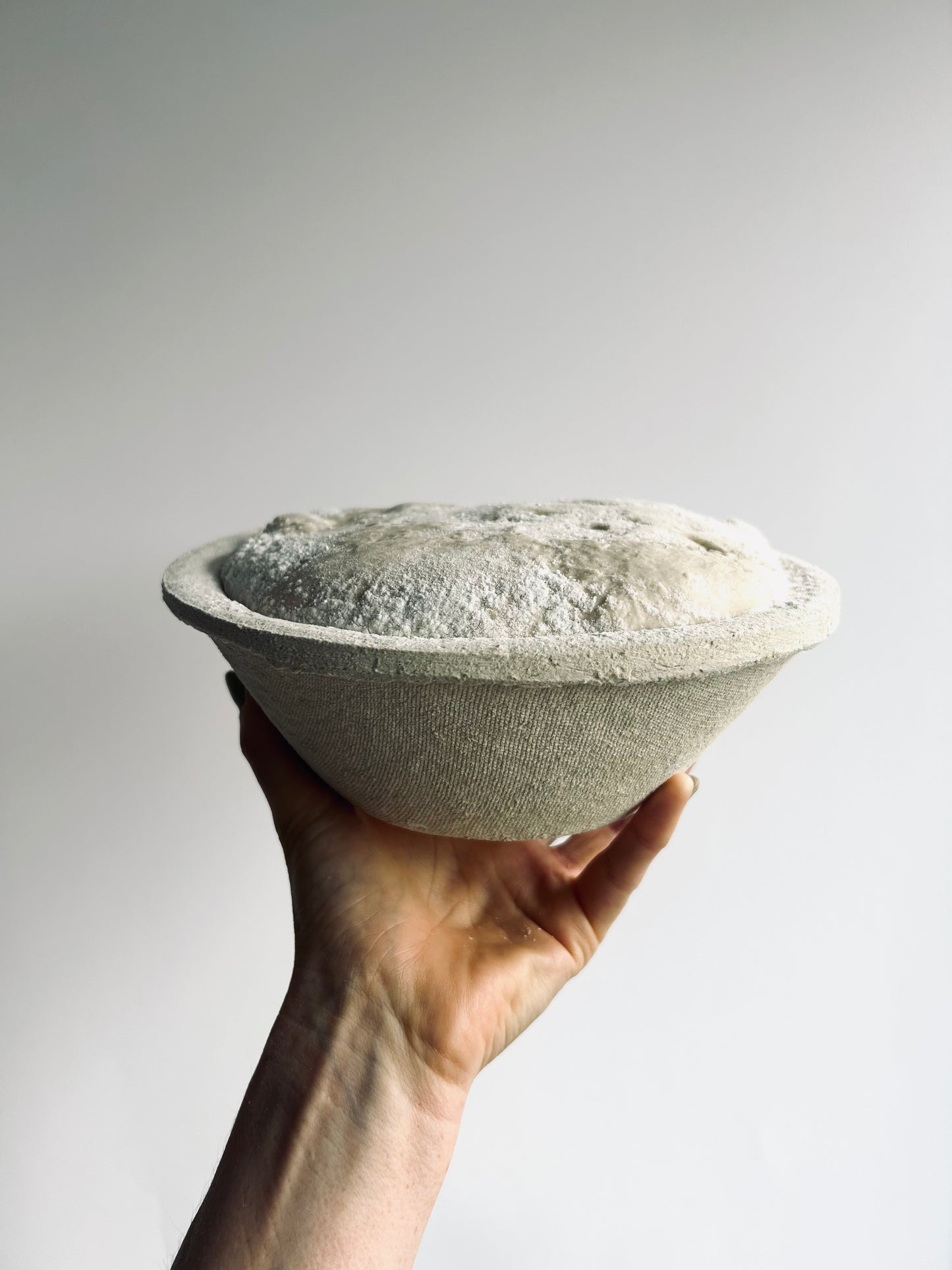 Handmade Wood Pulp Banneton / Brotform - the best bread proofing basket around! 500g round sourdough boule