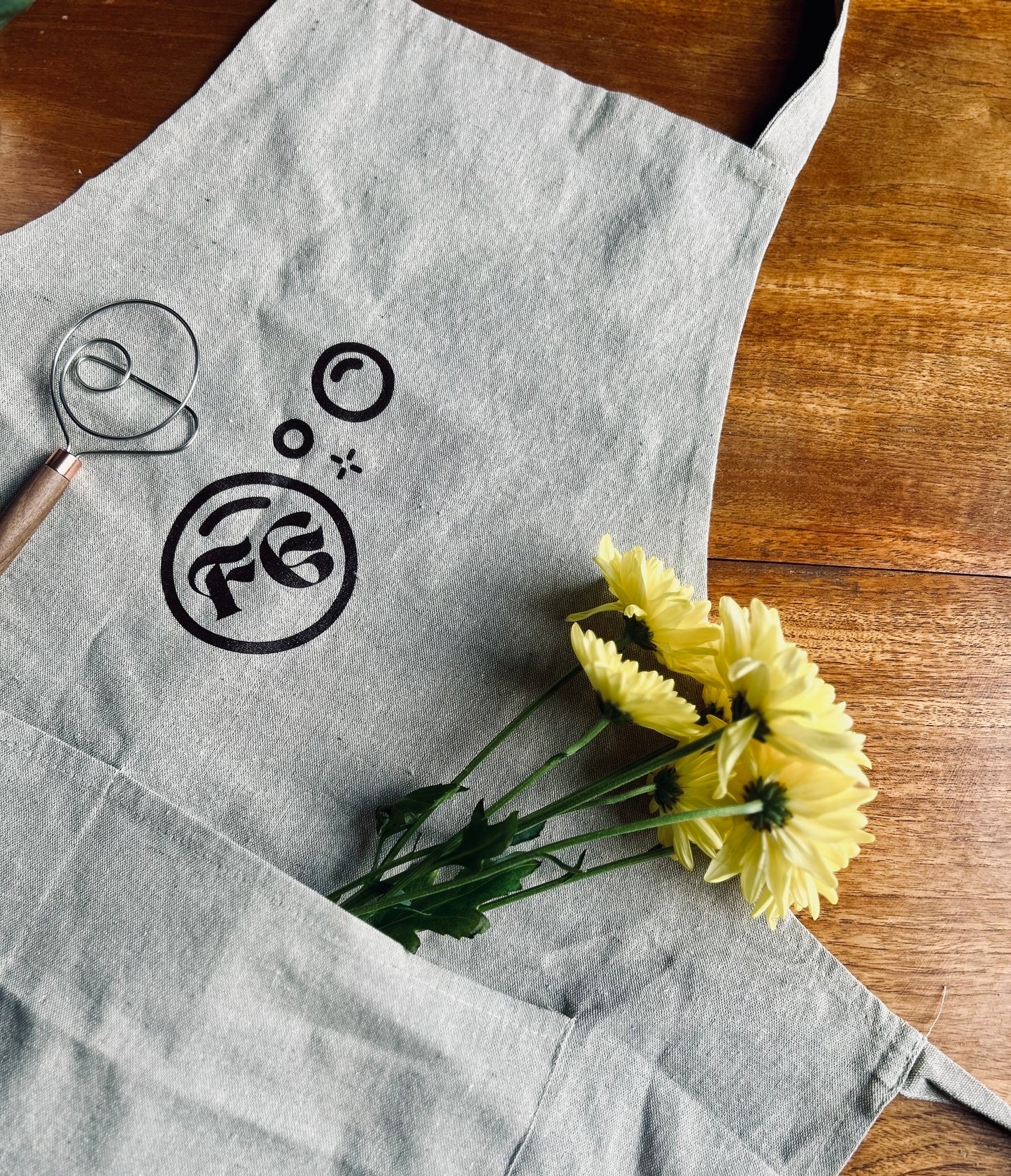 Recycled Cotton FloatyGoat Apron - Natural Colour