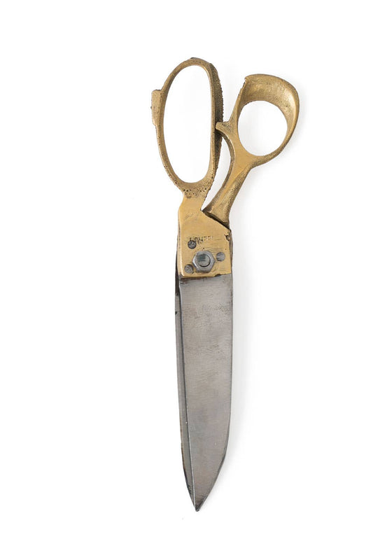 Large Brass Handle Scissors Shears