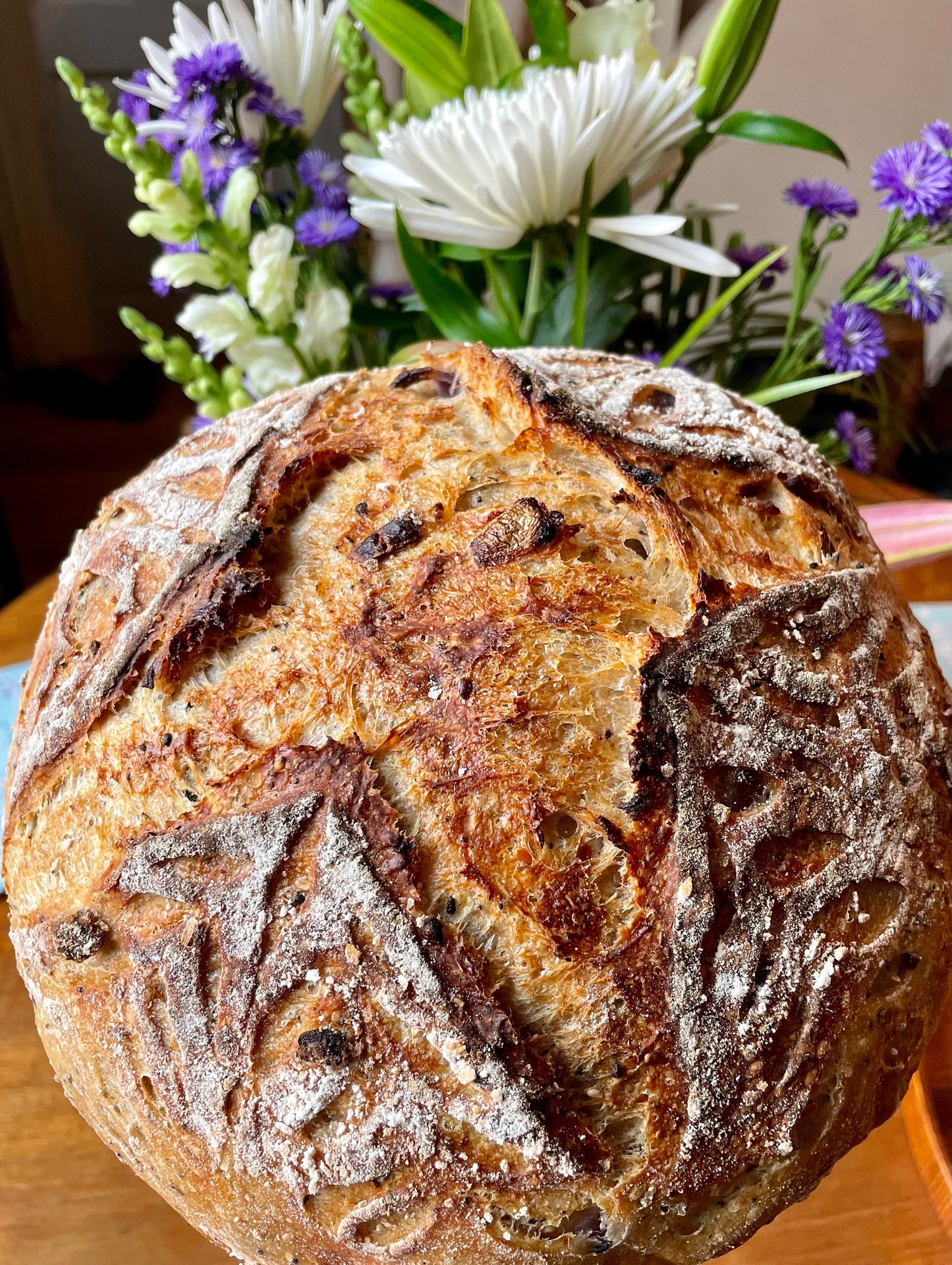 Organic Sourdough Starter + Instructions and Recipes! 15 grams / 0.5oz - made with locally sourced stoneground biodynamic flour